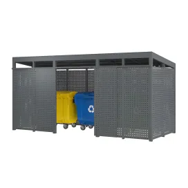 Garbage bins metal box